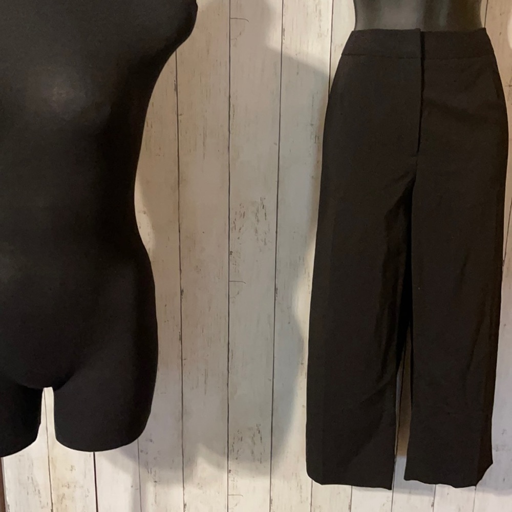 Plus Size Black Capri Dress Pants
